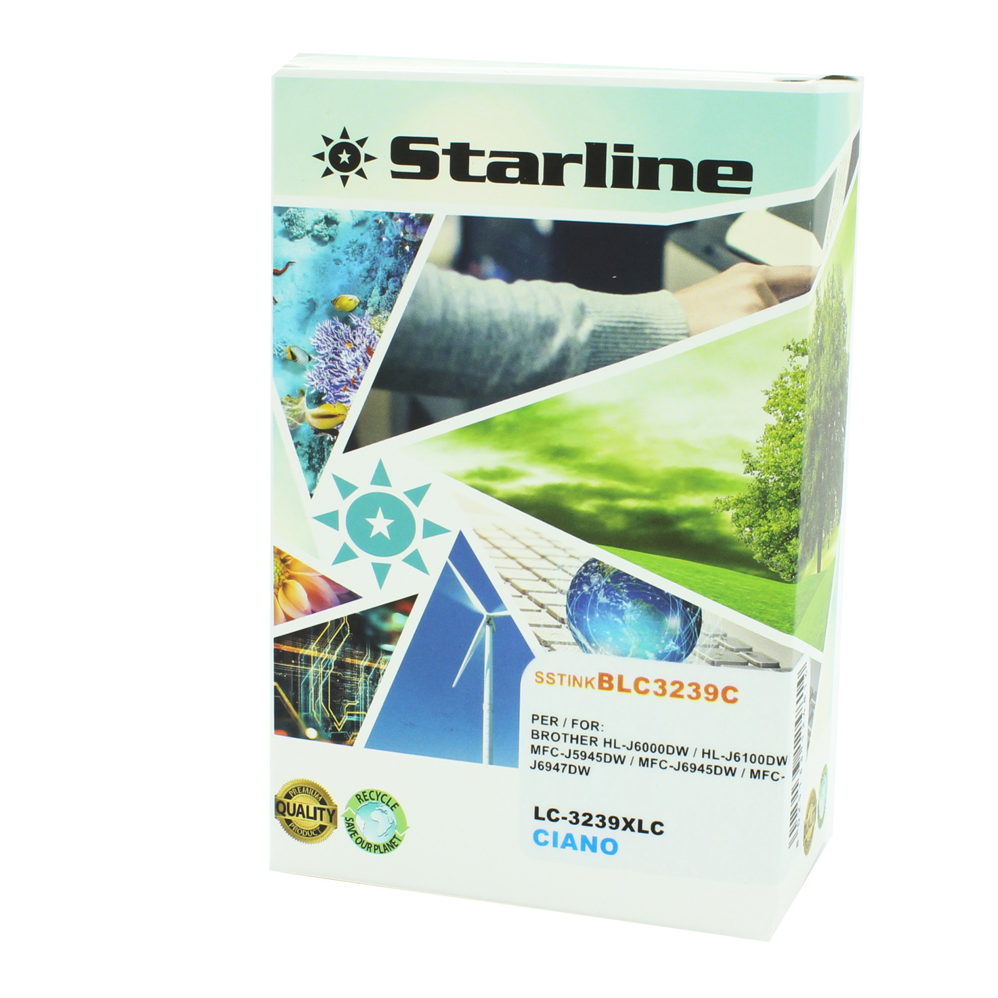 Starline - Cartuccia Ink per print C/BROTHER LC-3239XLC …