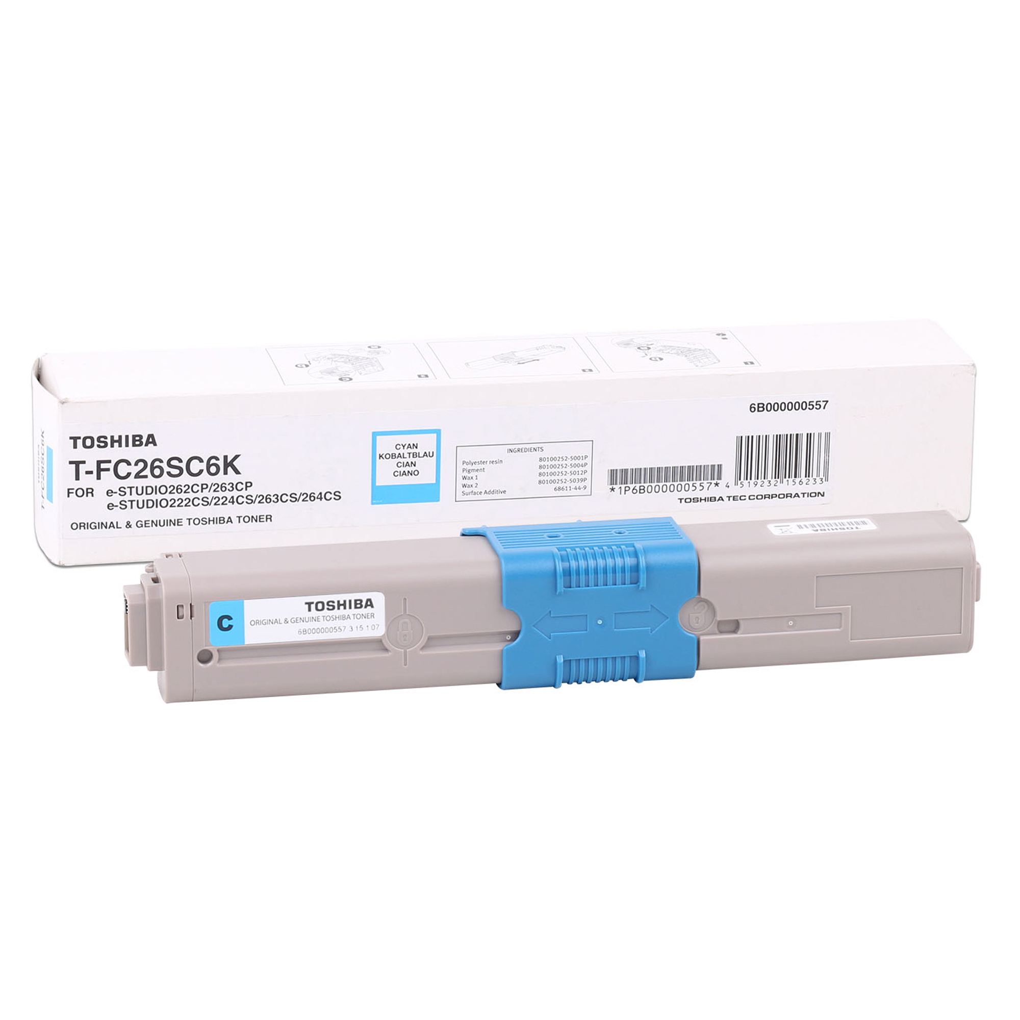 Toshiba - Toner - Ciano - 6B0000001095 - …