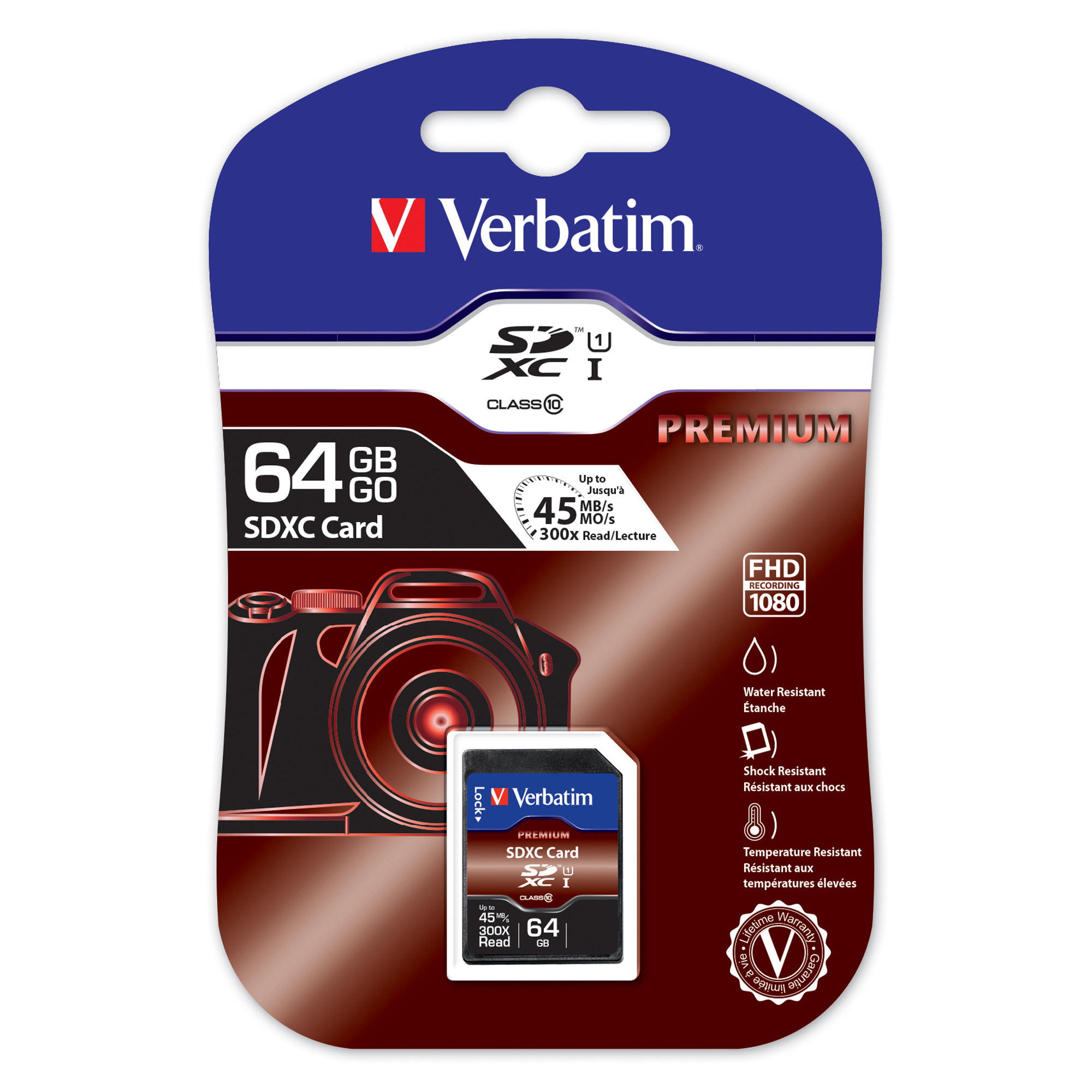 Verbatim - Scheda SDHC XC Class UH S-1 …