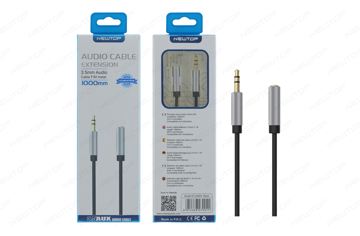 NEWTOP AUX01 CAVO 100CM AUX PROLUNGA AUX 3.5F/M …