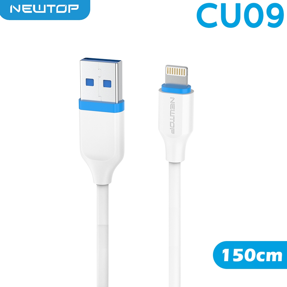 NEWTOP CU09 BLULINE CAVO 150CM USB/LIGHTNING