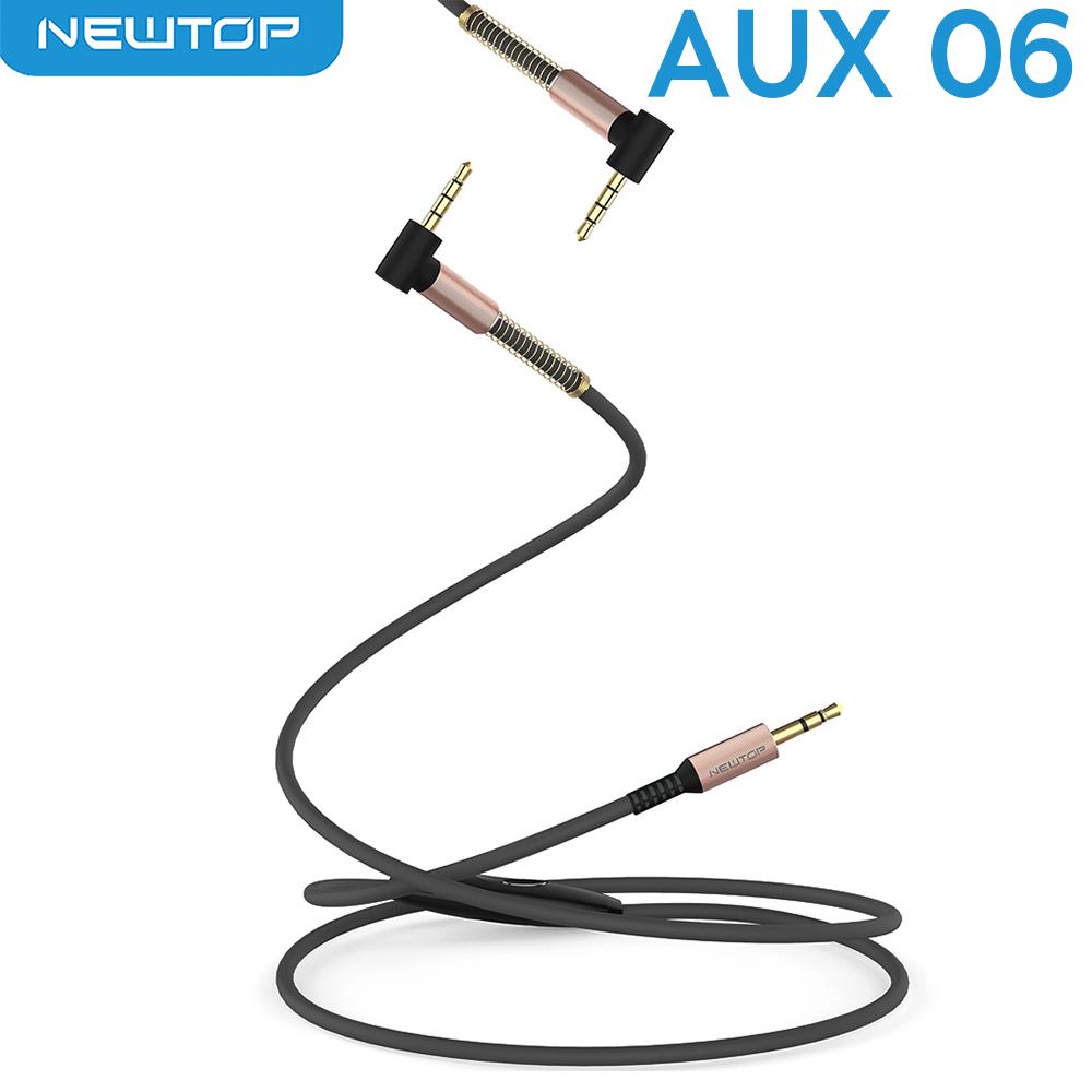 NEWTOP AUX06 CAVO 100CM AUX 3.5M/M CON MICROFONO …