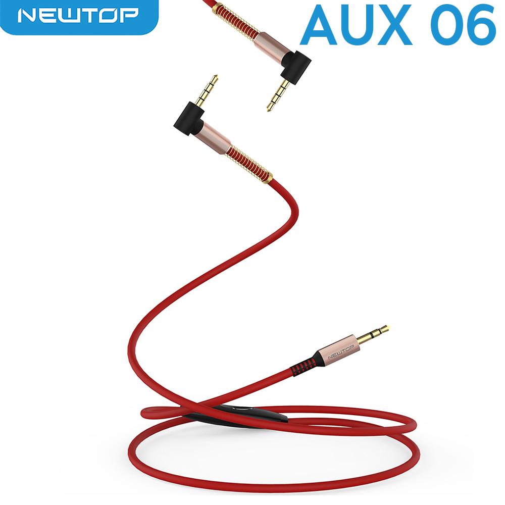 NEWTOP AUX06 CAVO 100CM AUX 3.5M/M CON MICROFONO …