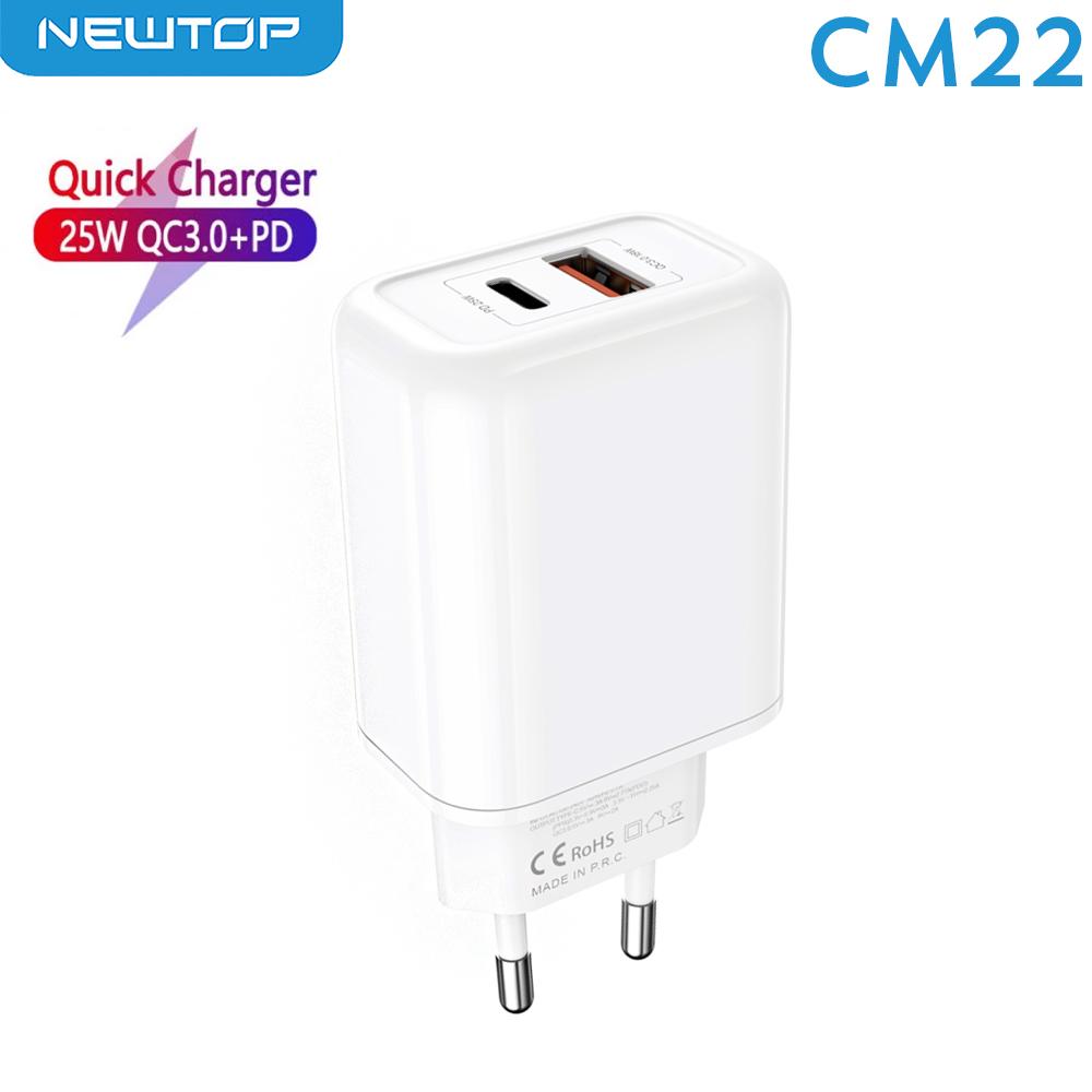 NEWTOP CM22 CARICATORE SUPER FASTCHARGER QC 3.0 + …