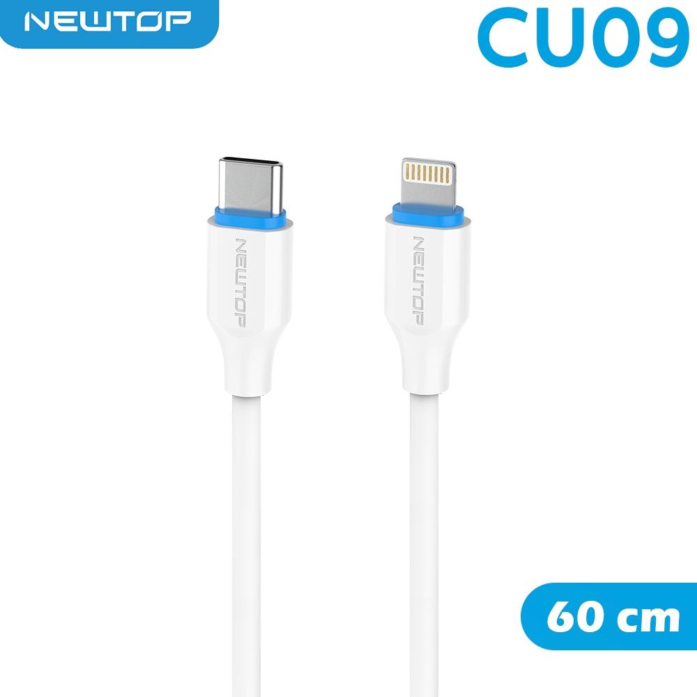 NEWTOP CU09 BLULINE CAVO 60CM TYPE-C/LIGHTNING PD MAX …