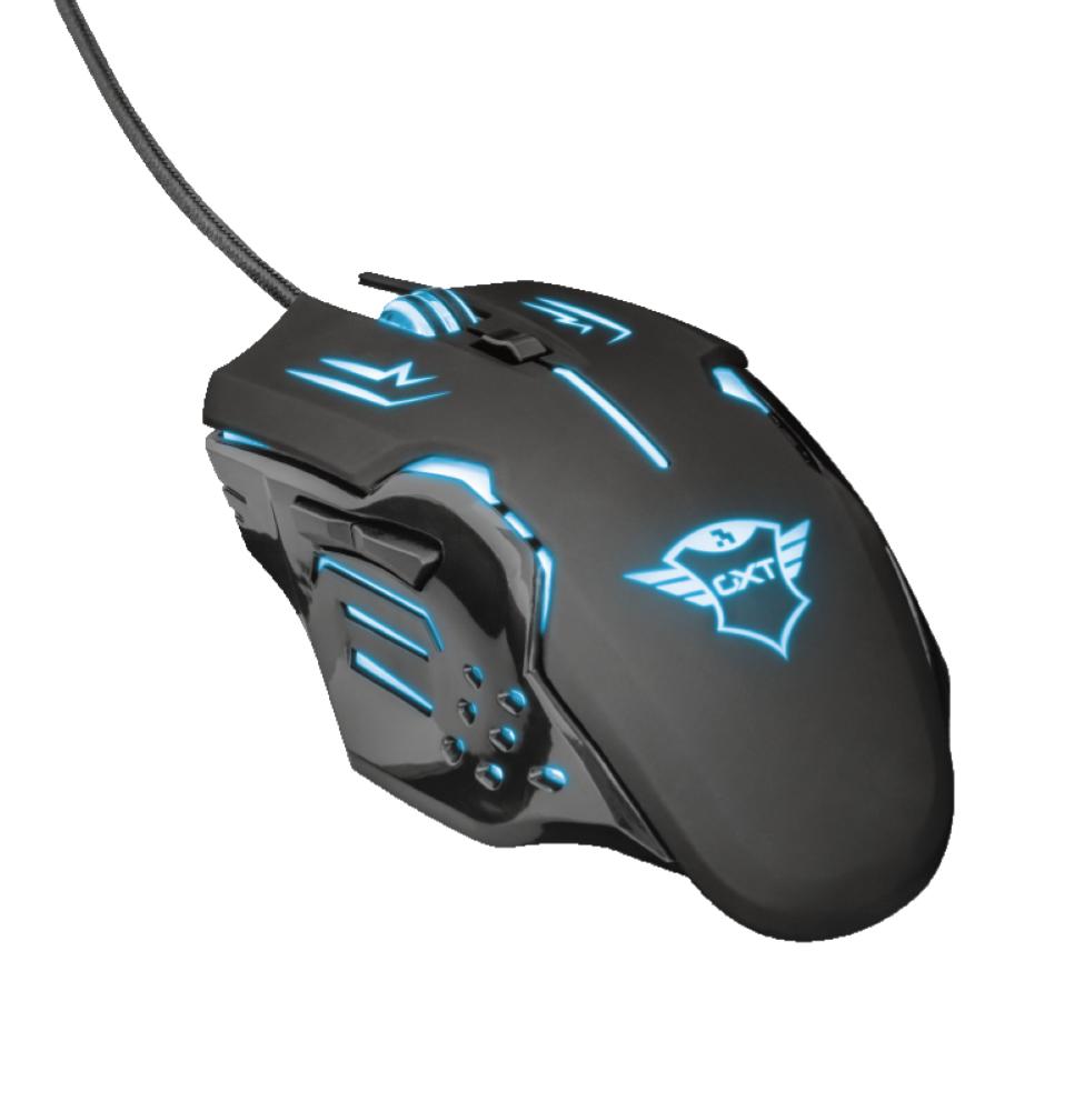 TRUST MOUSE WIRED GXT 108 RAVA GAMING 2000DPI …