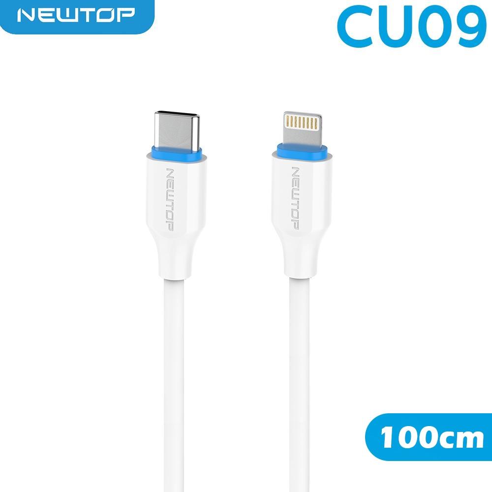 NEWTOP CU09 BLULINE CAVO 100CM TYPE-C/LIGHTNING PD MAX …