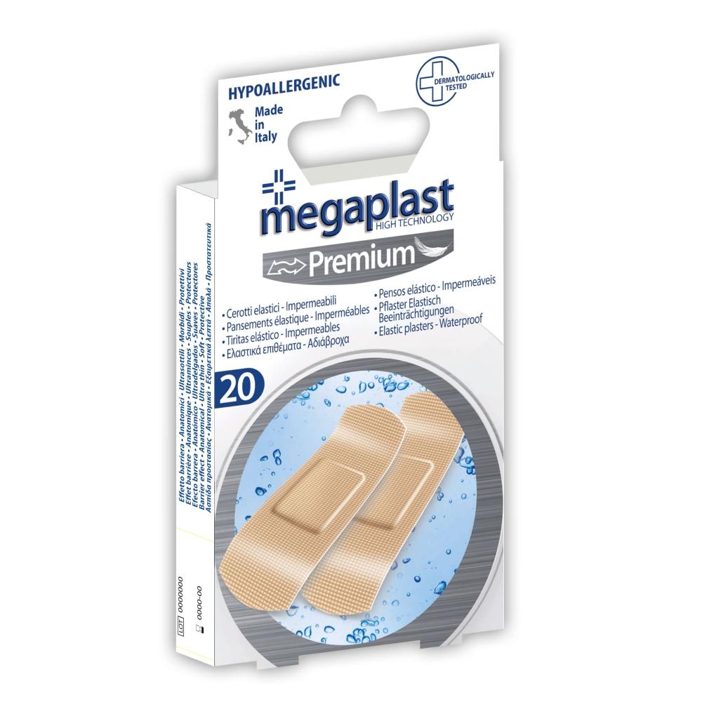 MEGAPLAST PREMIUM ML 20 CEROTTI PREMIUM 7X2CM IMPERMEABILI …