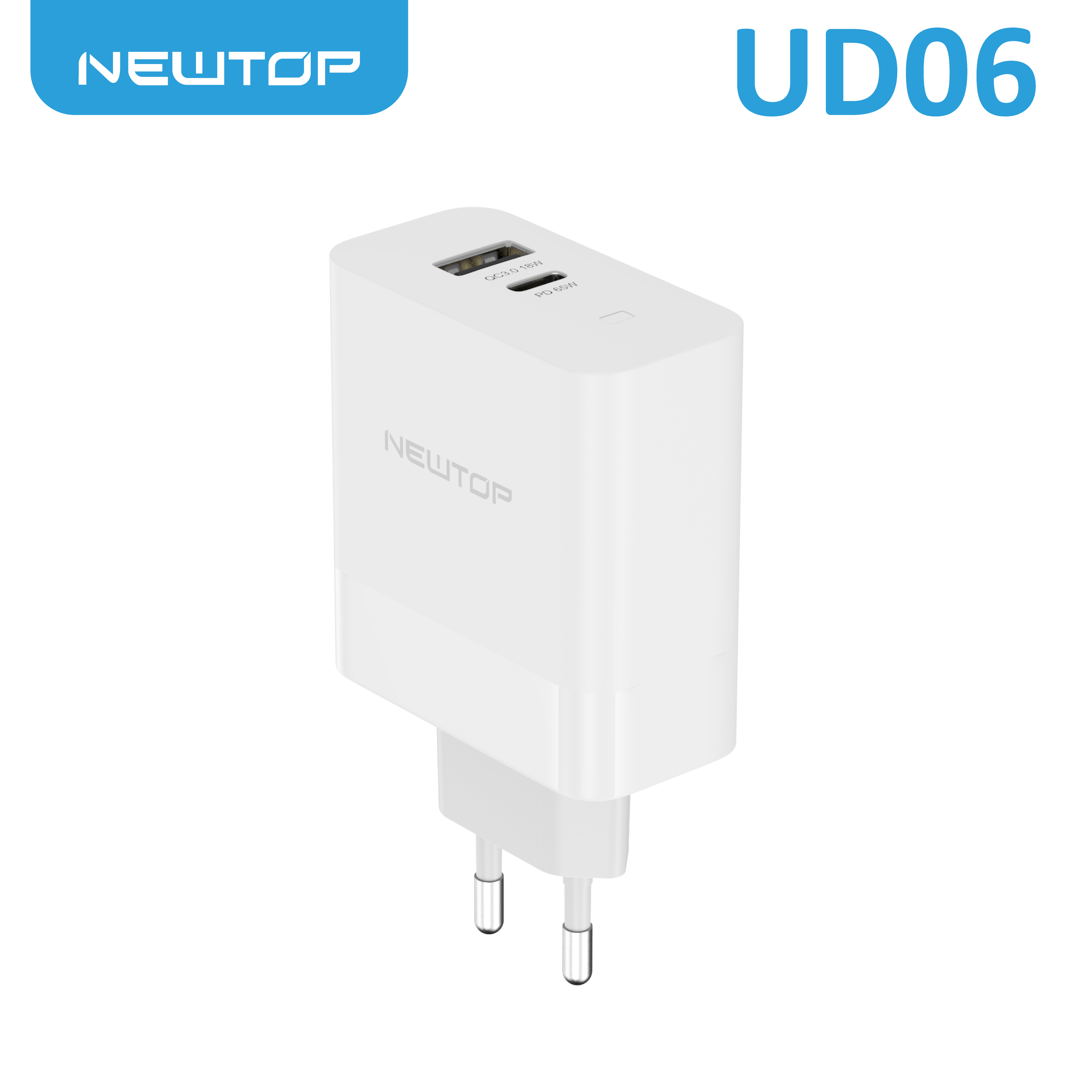 NEWTOP UD06 CARICATORE UNIVERSALE POWER DELIVERY QC3.0 18W …