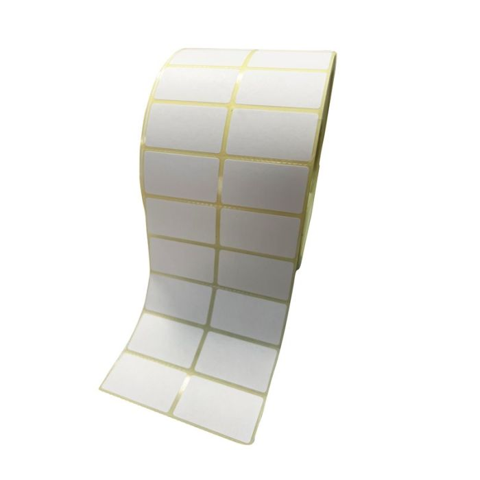 ROTOLO ETICHETTE RIMOVIBILE TERMICHE ADESIVE 50X30MM 2 PISTE …