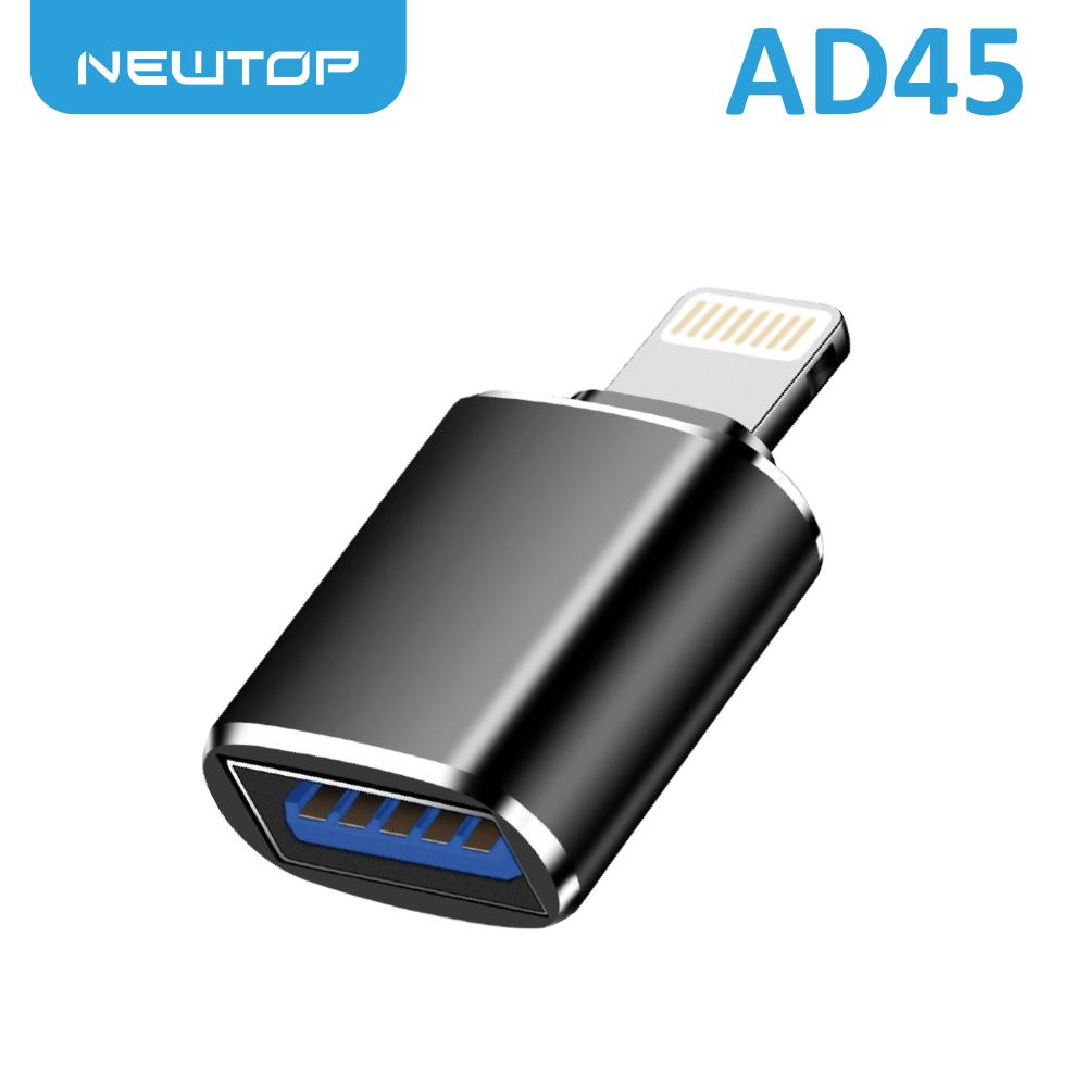 NEWTOP AD45 ADATTATORE LIGHTNING M/USB 3.0 F IOS …