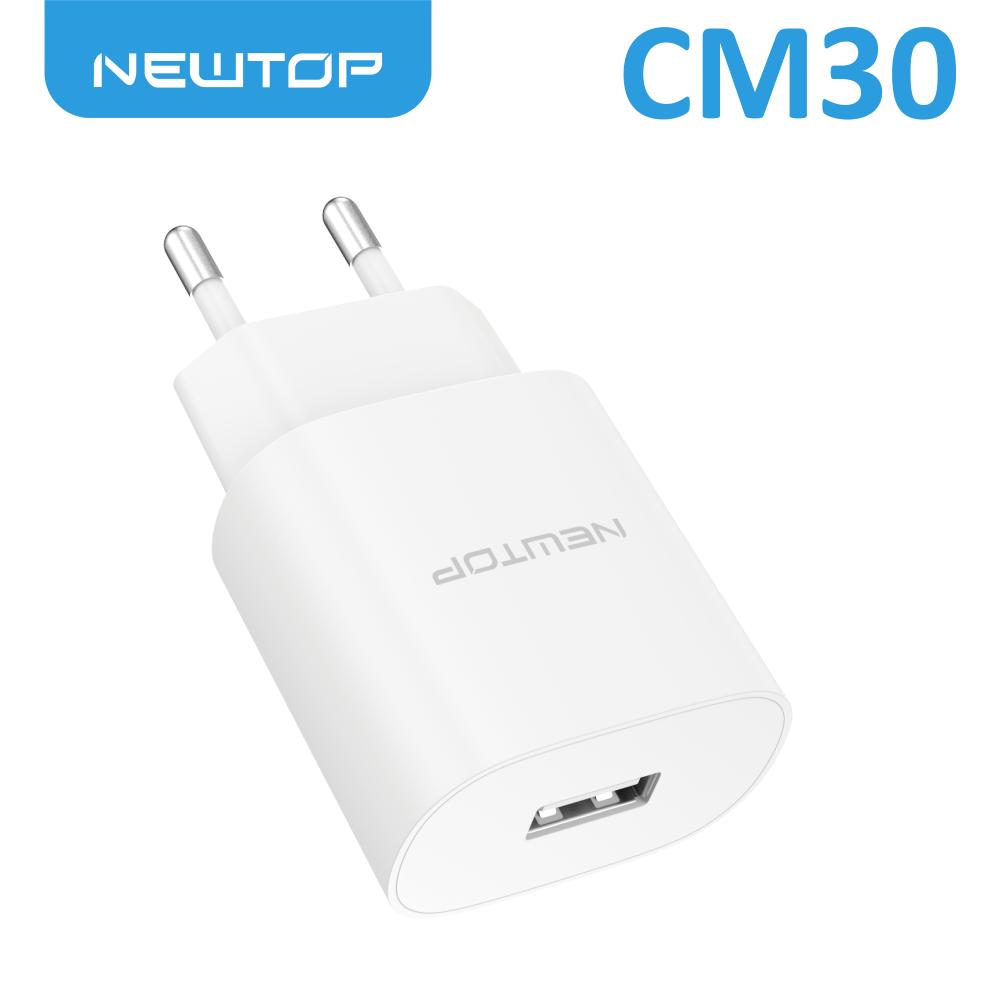 NEWTOP CM30 BASIC CARICATORE DA MURO 1 USB …