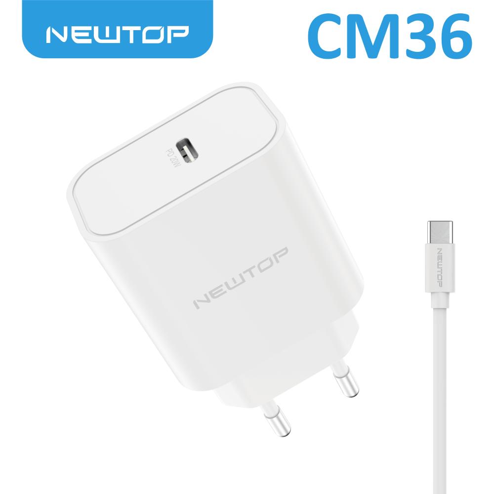 NEWTOP CM36 CARICATORE USB-C PD 20W CON CAVO …