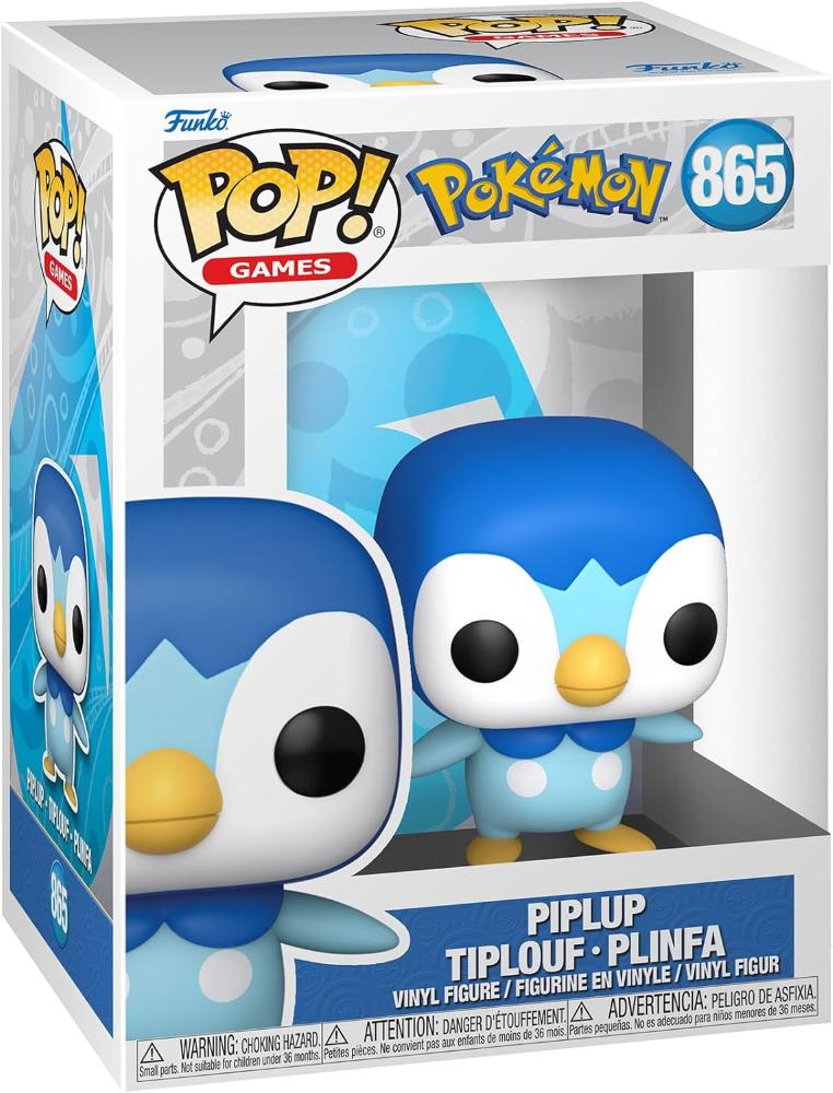 FUNKO POP POKEMON - VINYL FIGURE 865 PIPLUP …