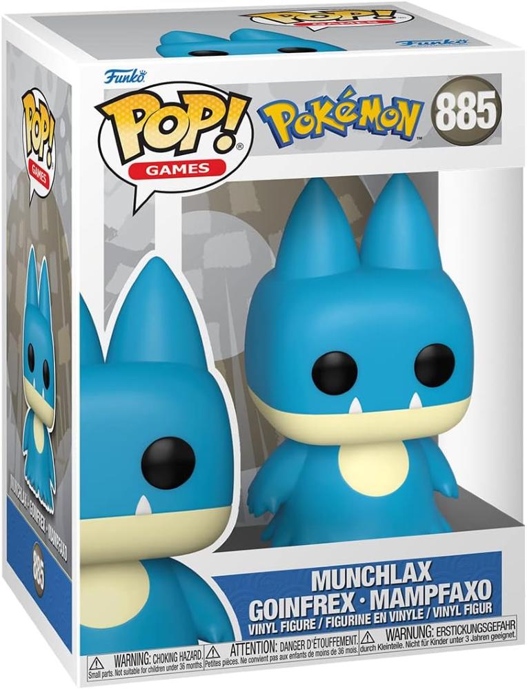 FUNKO POP POKEMON - VINYL FIGURE 885 MUNCHLAX …