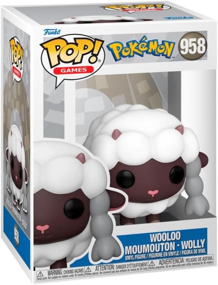 FUNKO POP POKEMON - VINYL FIGURE 958 WOOLOO …