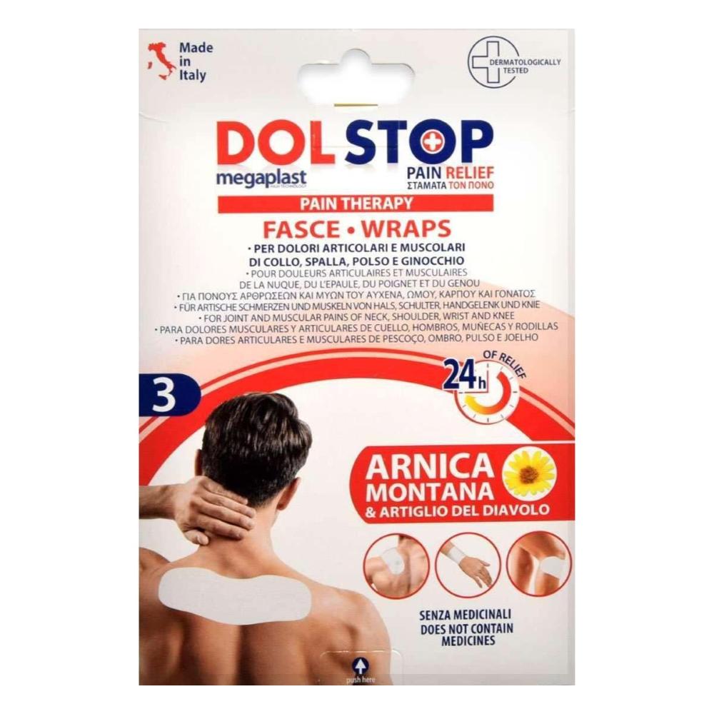 MEGAPLAST DOLSTOP 3 FASCE DOLORI MUSCOLI 8X21.5