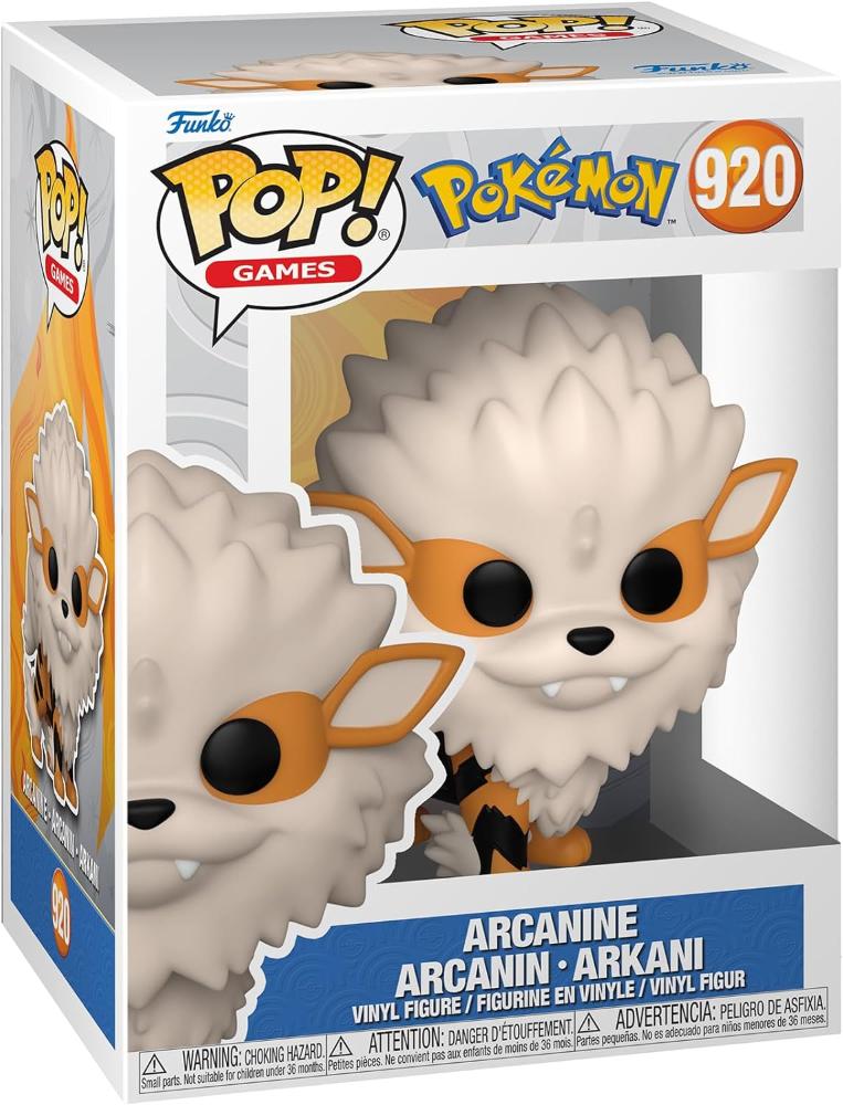 FUNKO POP POKEMON - VINYL FIGURE 920 ARCANINE …