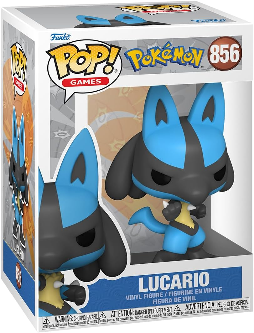 FUNKO POP POKEMON - VINYL FIGURE 856 LUCARIO …