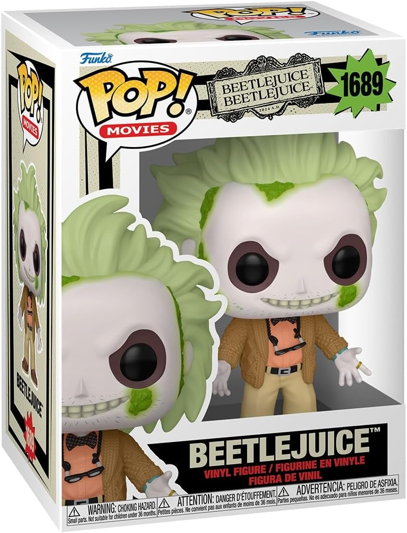 FUNKO POP BEETLEJUICE - VINYL FIGURE 1689 BEETLEJUICE …