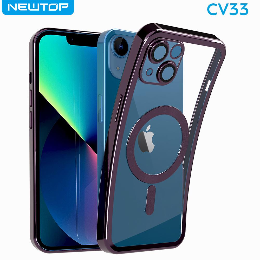 NEWTOP CV33 COVER CROMO RINGS APPLE IPHONE 16 …