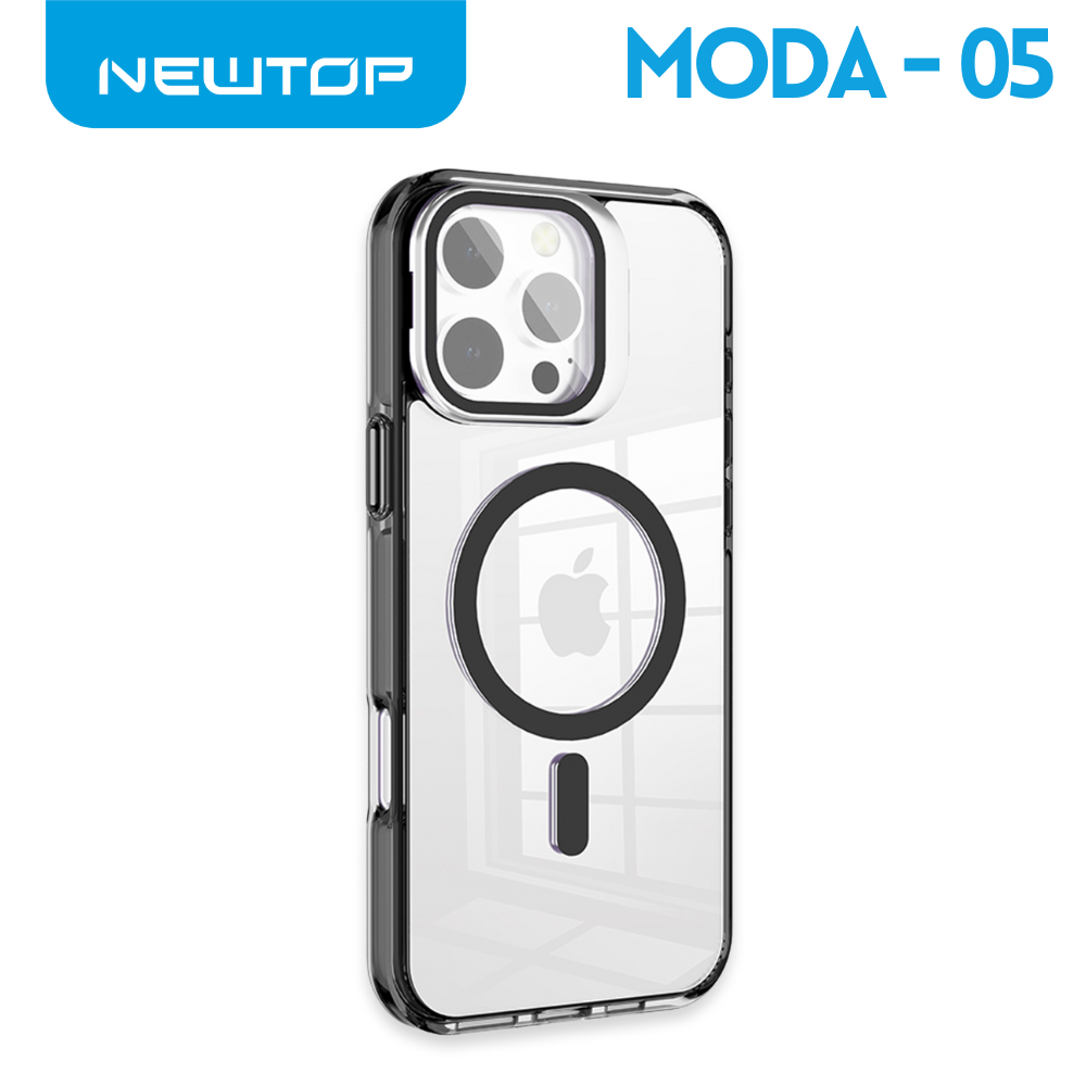 NEWTOP CV39-05 SUPER CLEAR CON SUPPORTO IPHONE 15
