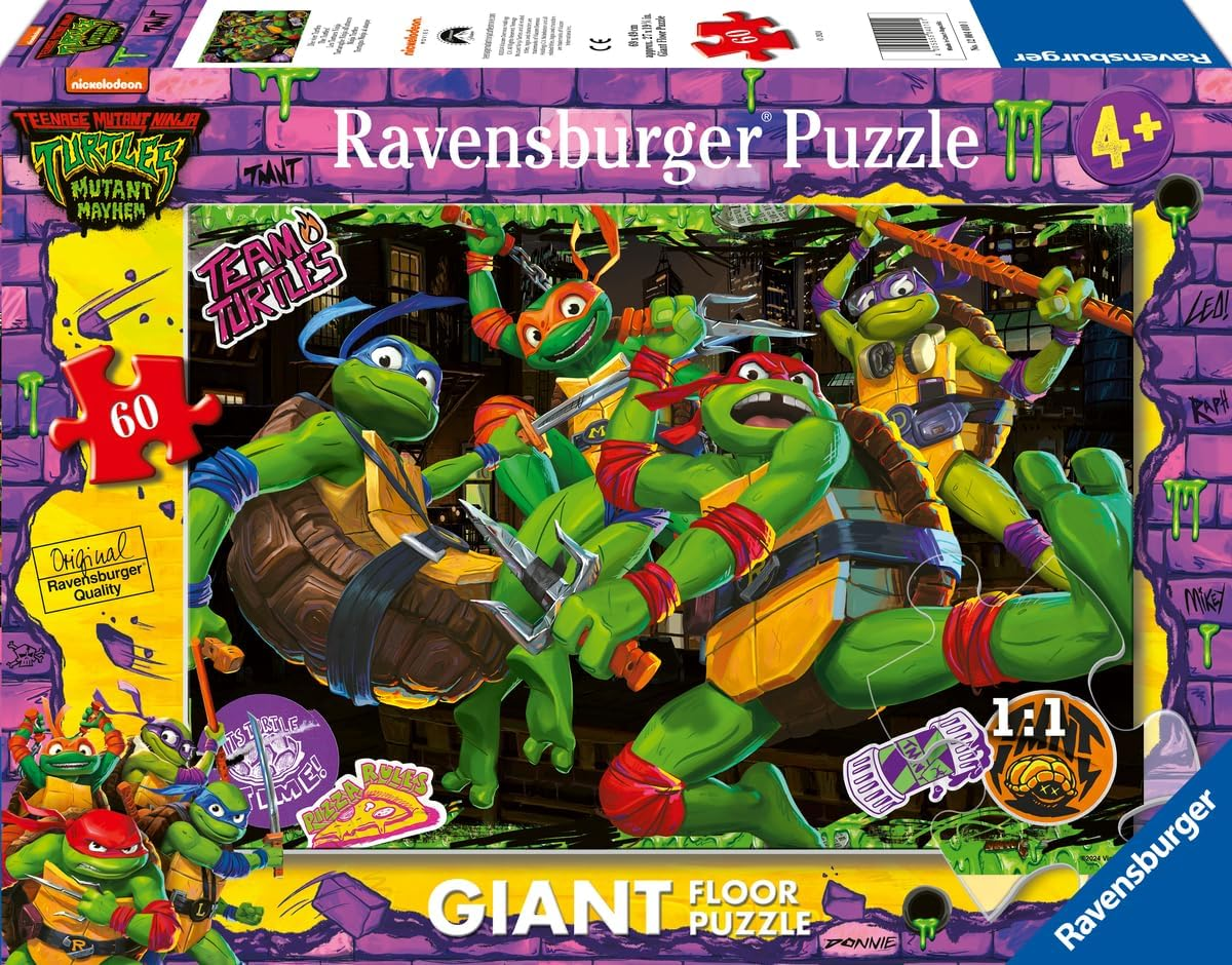 Ravensburger Puzzle 60 PC - Teenage Mutant Ninja …