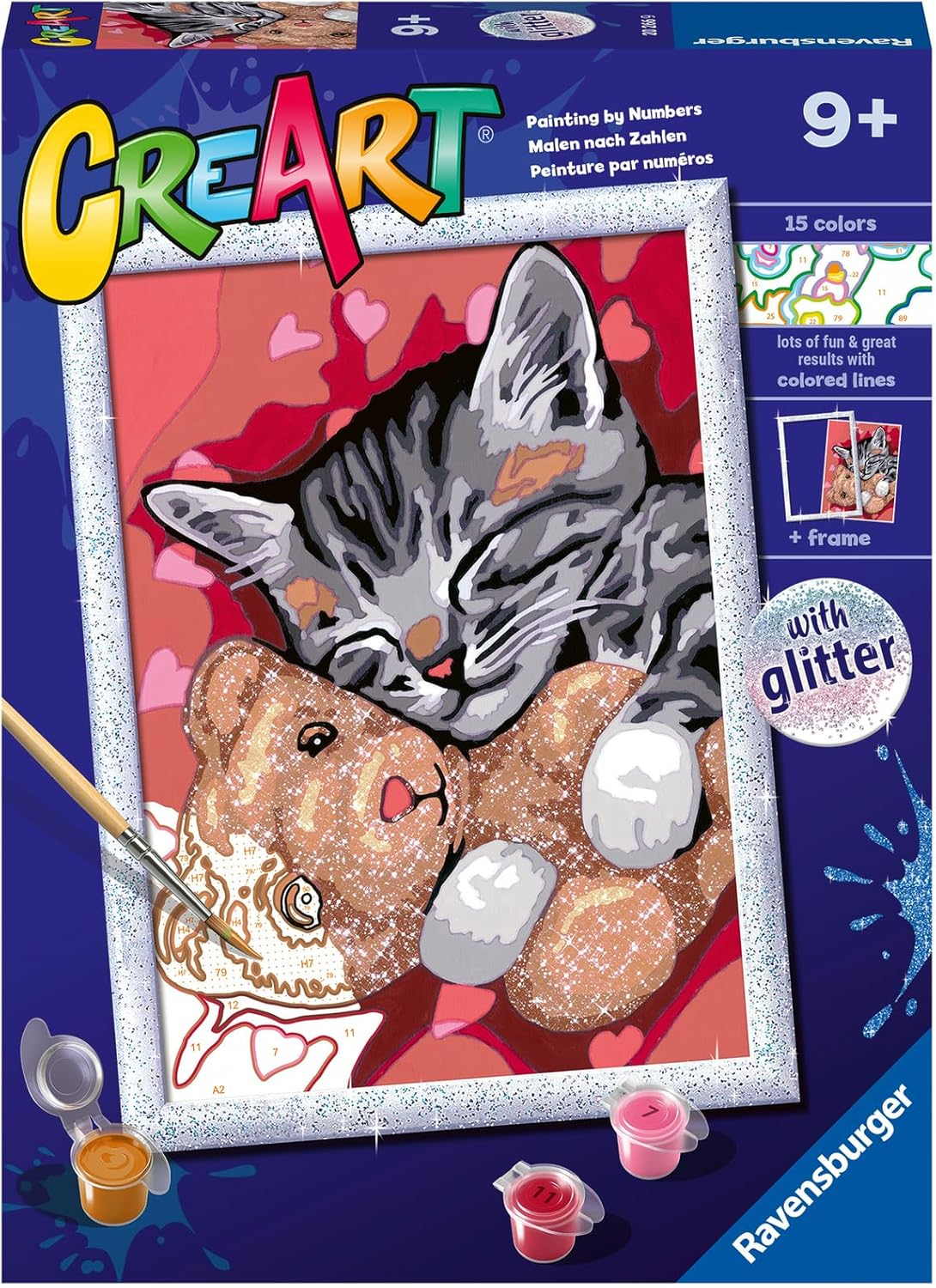 Ravensburger CreArt Serie D Classic - Gattino e …