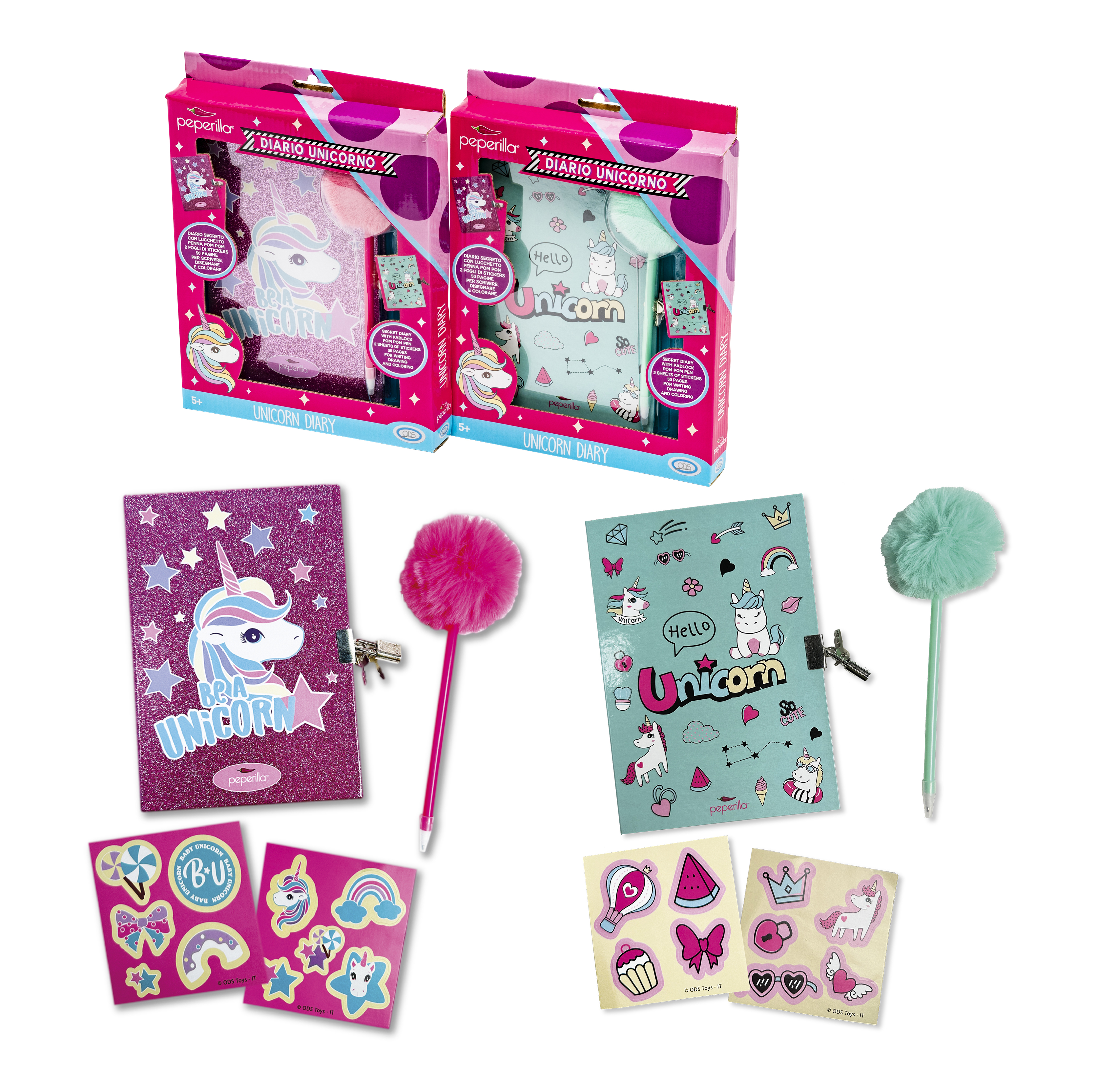 Peperilla - Diario Segreto Baby Unicorn Quaderno con …