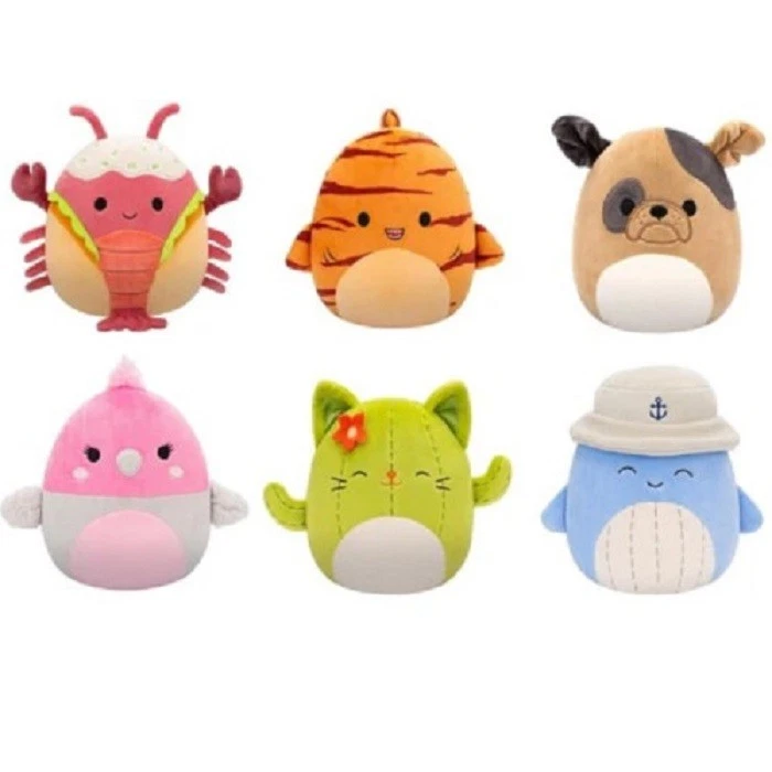 Rei Toys Squishmallows Personaggi 20 cm in CDU …