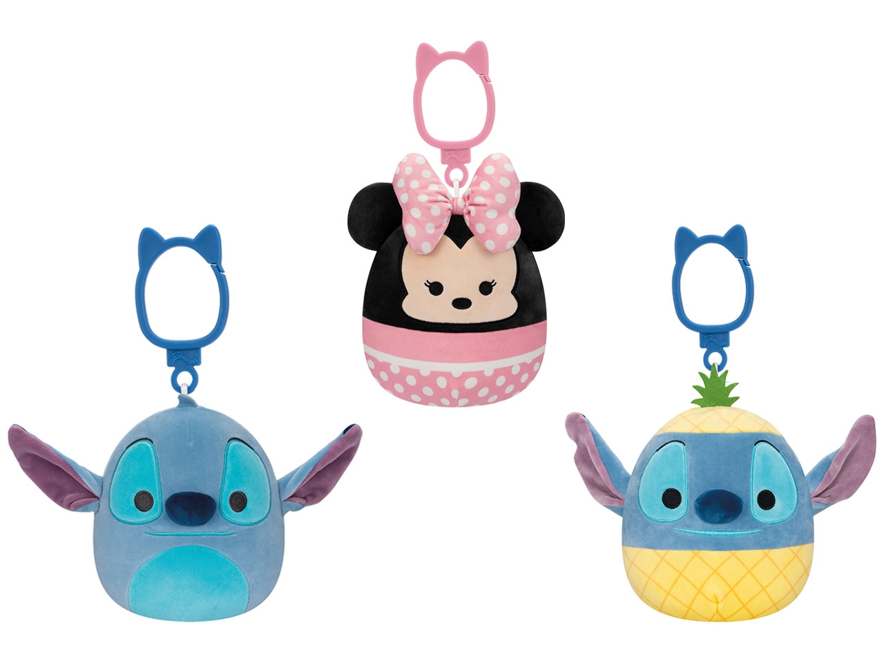 Rei Toys Squishmallows Personaggi Clip On Disney 10 …