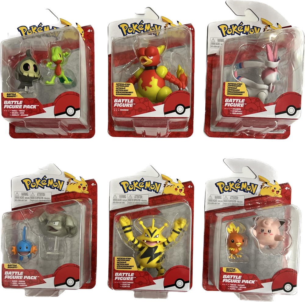 Rei Toys Pokémon Battle Figure Pack (Assortimento) 2 …