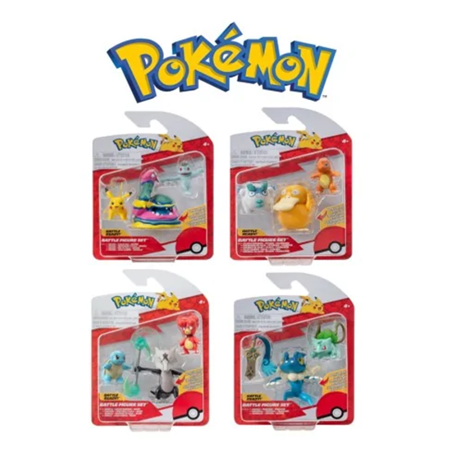 Rei Toys Pokémon Battle Figure Set 3 personaggi …