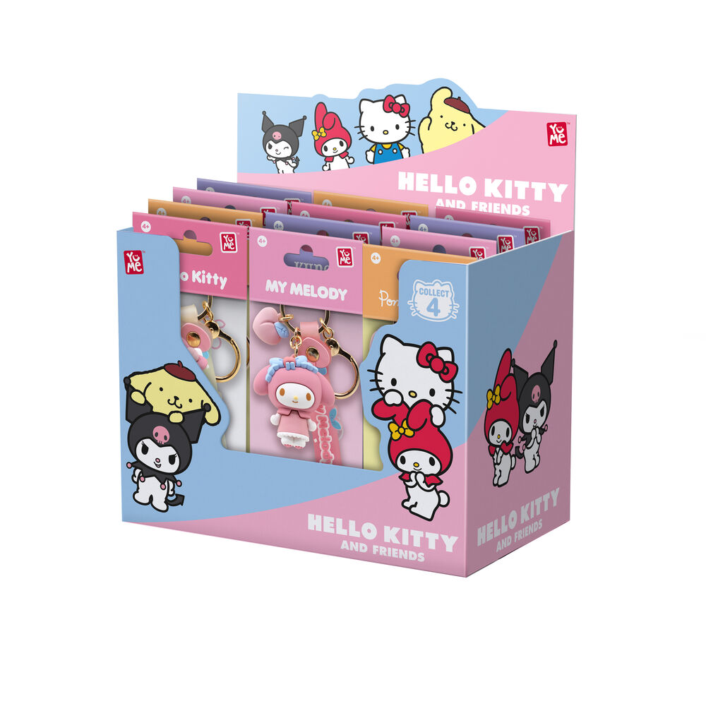 YuMe Keychain - Hello Kitty and Friends Keychain …