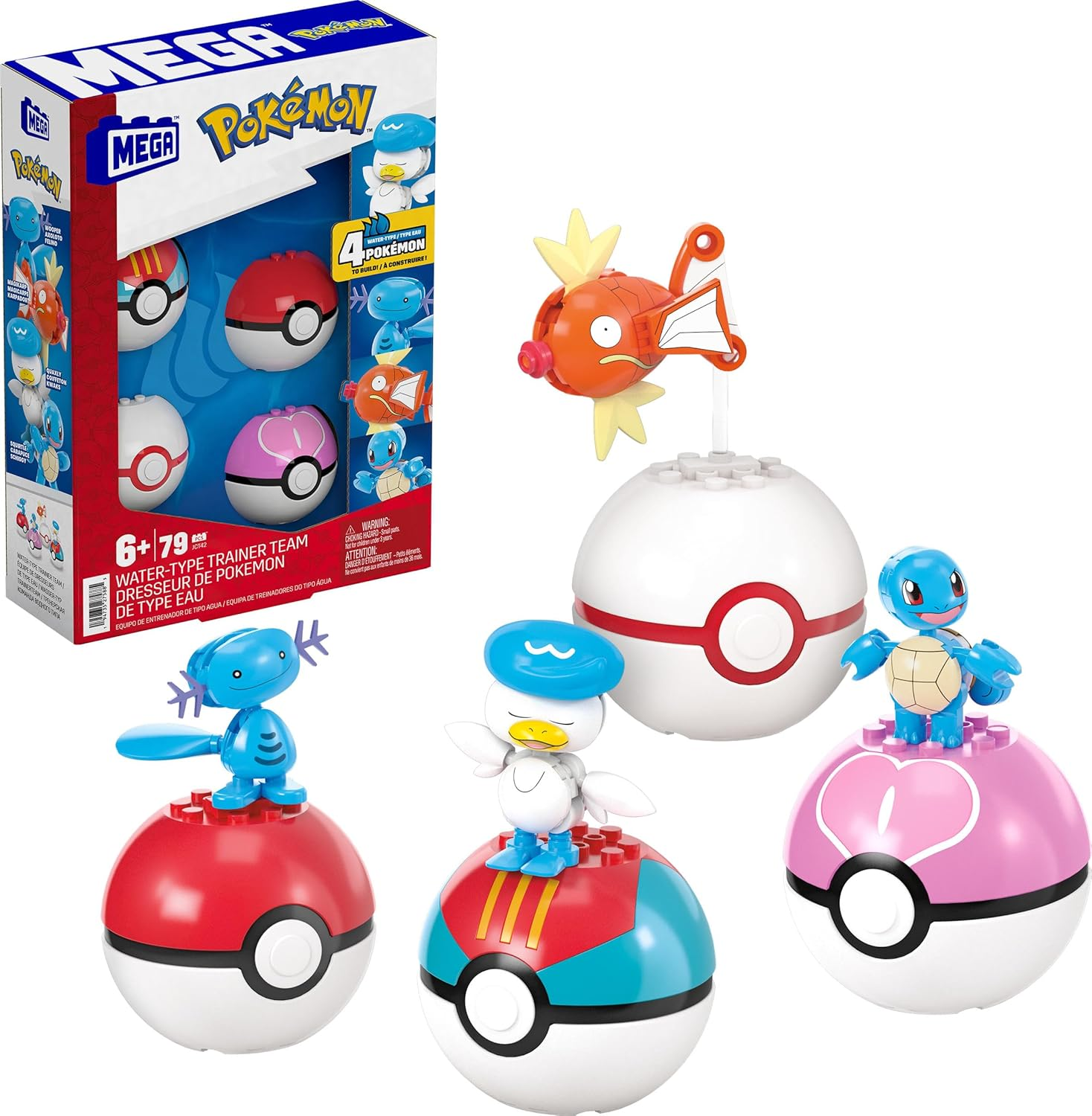MEGA POKEMON - WATER TYPE TRAINER TEAM JCT42