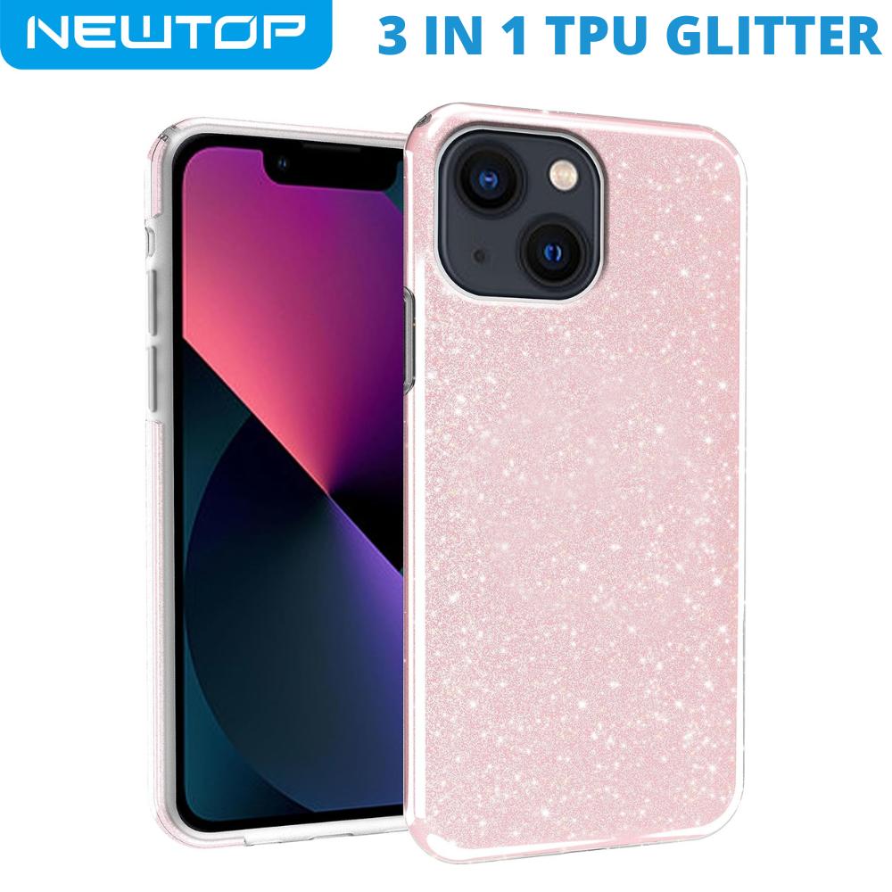 3 IN 1 PC TPU GLITTER COVER APPLE …