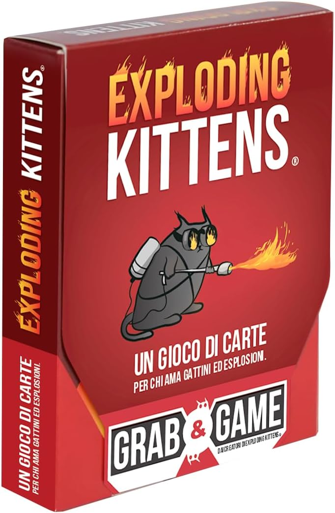 ASMODEE - EXPLODING KITTENS GRAB & GAME 2.0 …
