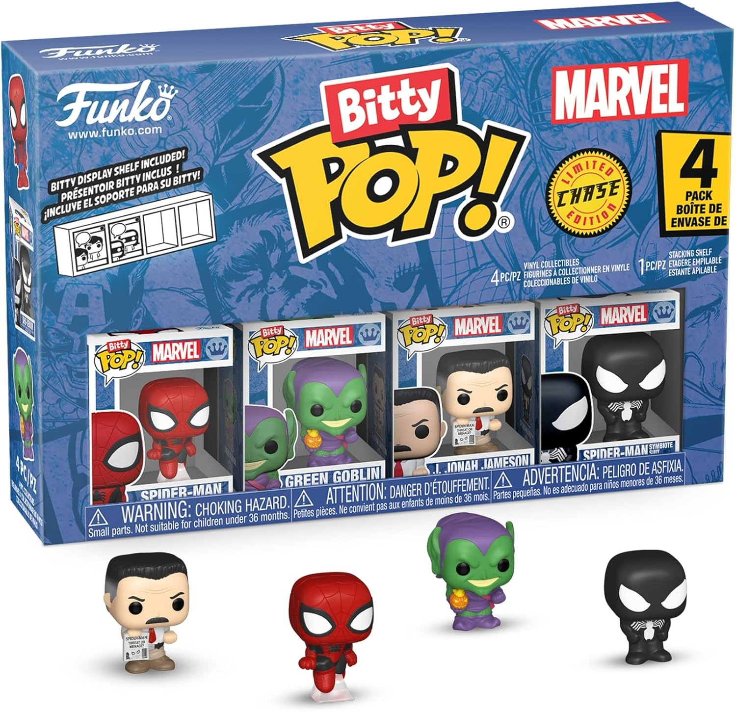 FUNKO POP BITTY POP MARVEL: SPIDER-MAN - VINYL …