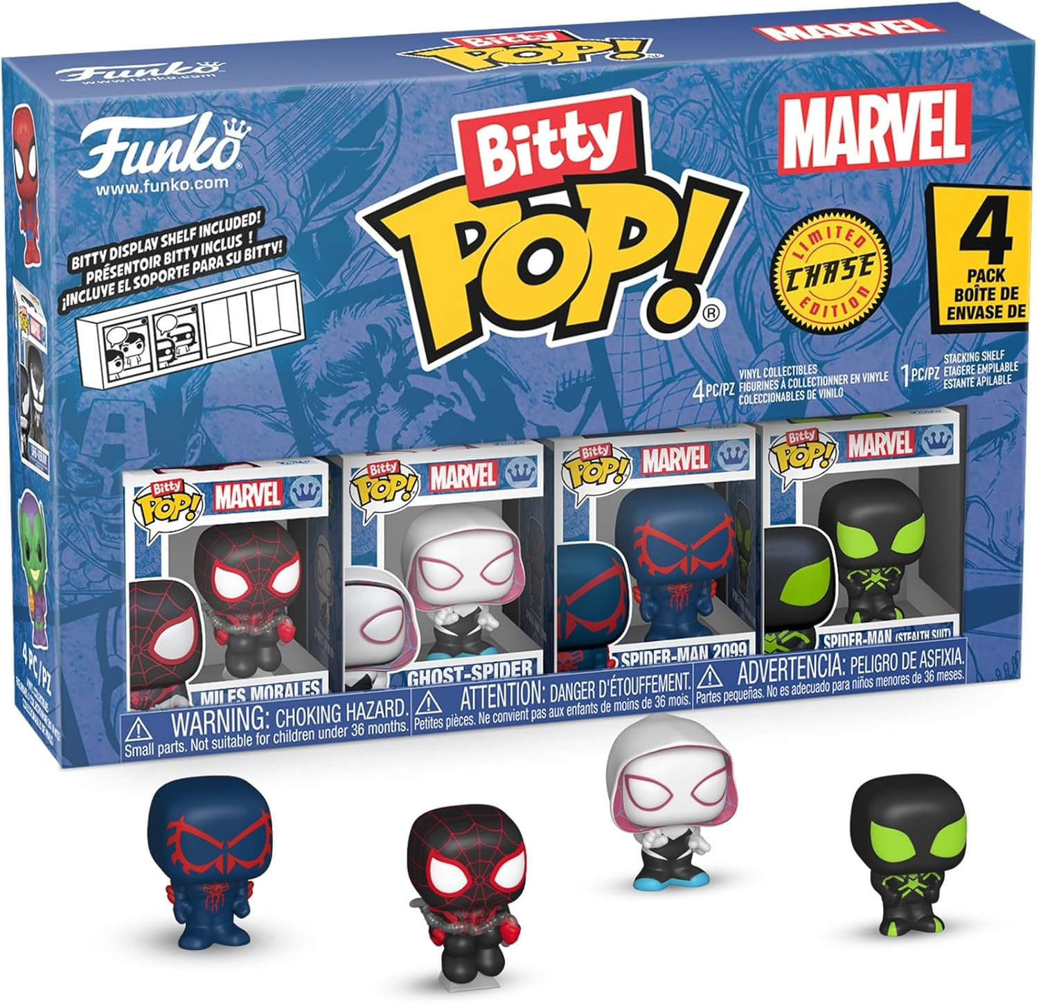 FUNKO POP BITTY POP MARVEL: SPIDER-MAN - VINYL …