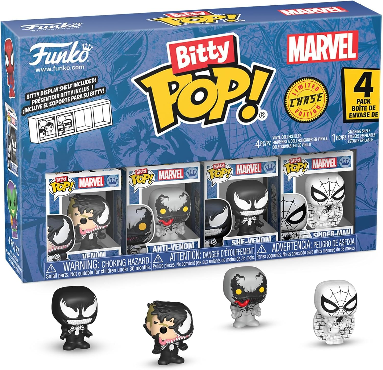 FUNKO POP BITTY POP MARVEL: SPIDER-MAN - VINYL …