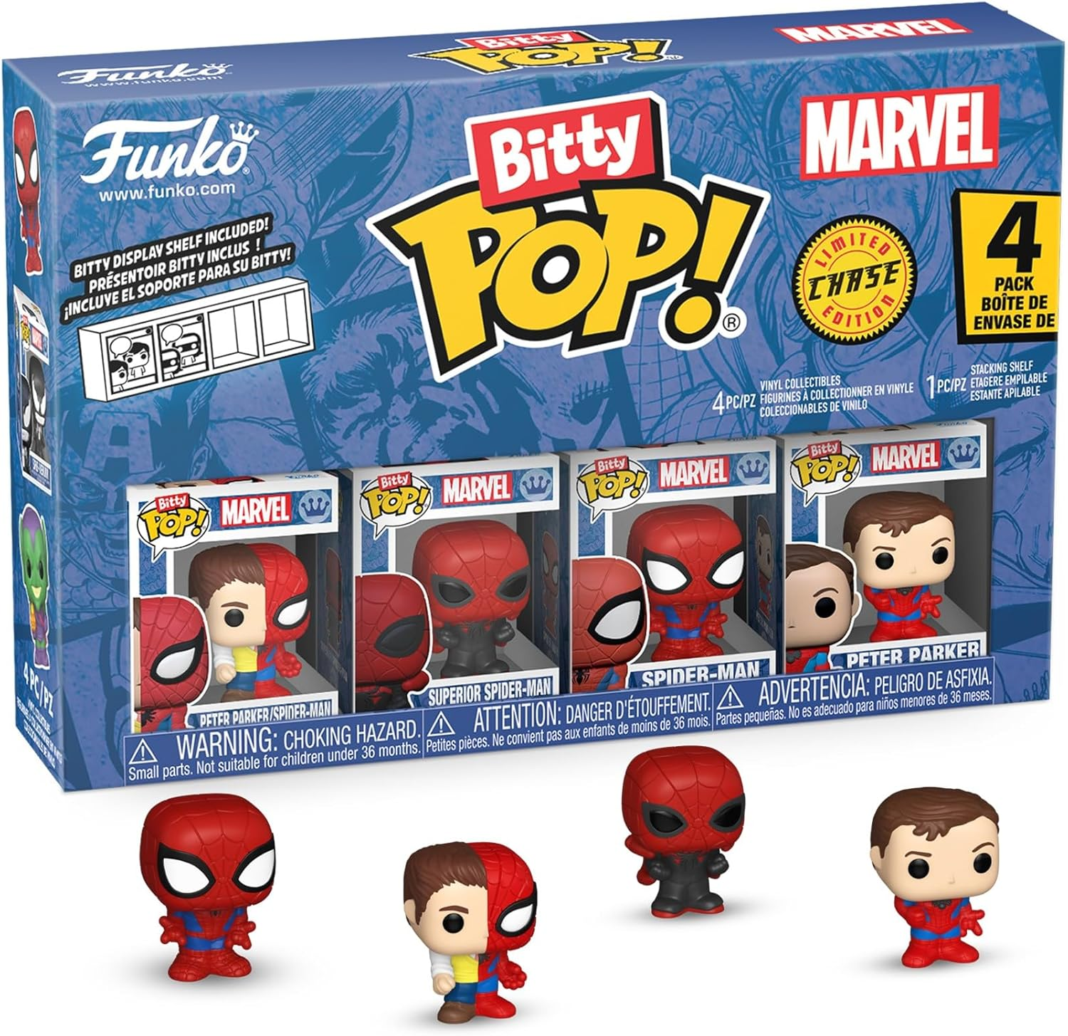 FUNKO POP BITTY POP MARVEL: SPIDER-MAN - VINYL …