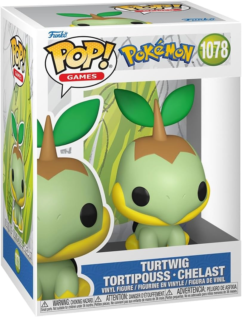 FUNKO POP POKEMON - VINYL FIGURE 1078 TURTWIG …