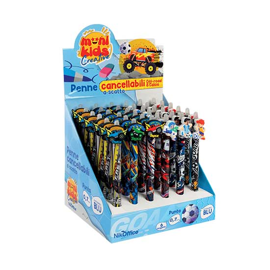 MONIKIDS CREATIVE - PENNE CANCELLABILI SCATTO OFF ROAD …
