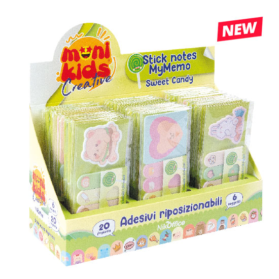 MONIKIDS CREATIVE - STICK NOTES SWEET CANDY 50X15 …