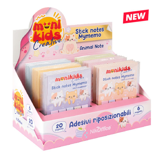 MONIKIDS CREATIVE - STICK NOTES ANIMAL NOTES 5x …