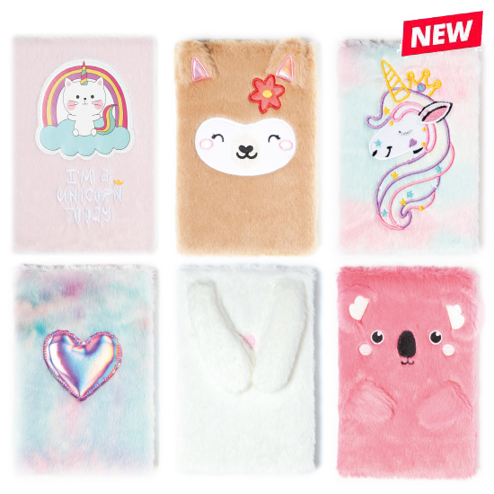 MONIKIDS CREATIVE - DIARIO PELUCHE ANIMAL A5 80g …