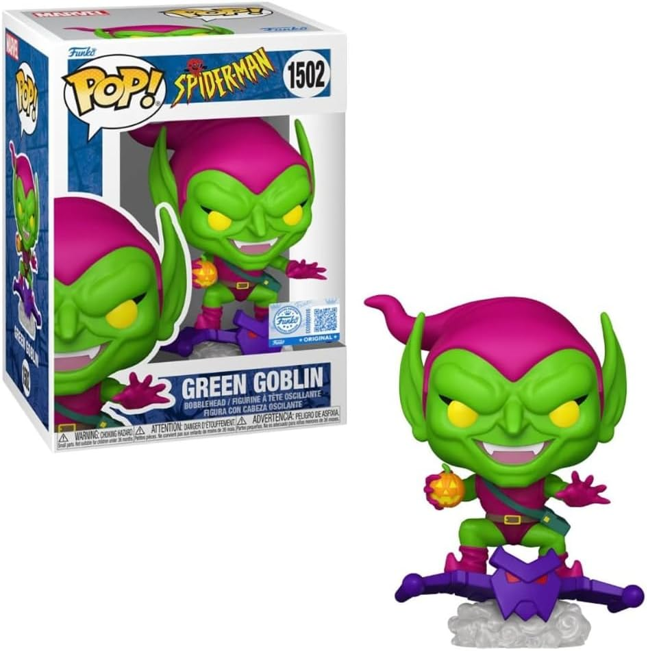 FUNKO POP SPIDER-MAN - VINYL FIGURE 1502 GREEN …