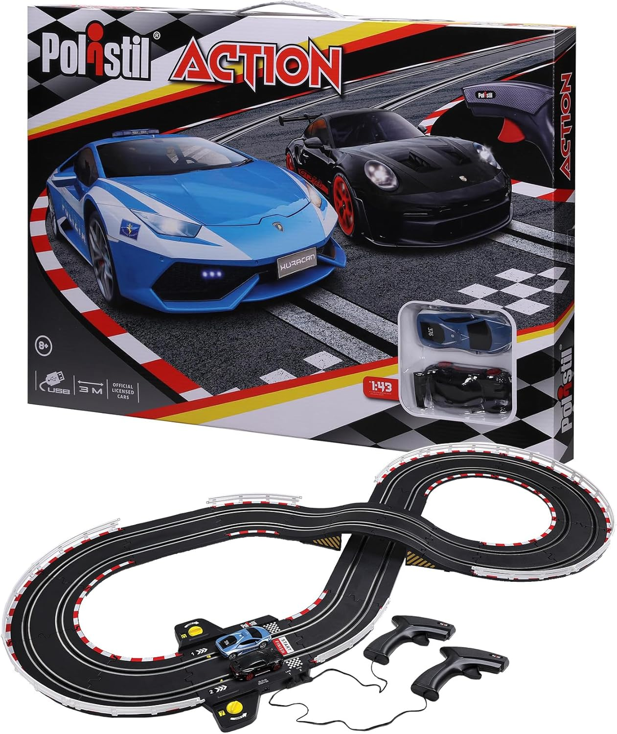 POLISTIL CHAMPION - Pista Elettrica con 2 Slot …