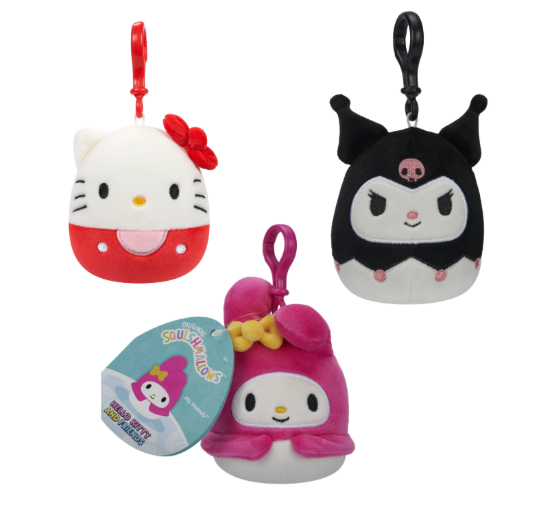 Rei Toys Squishmallows Personaggi Clip On HELLO KITTY …