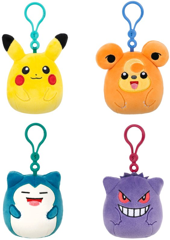 Rei Toys Squishmallows Personaggi Clip on Pokemon 10 …